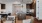 Walnut Cabinets with Grey Countertops in the Kitchen