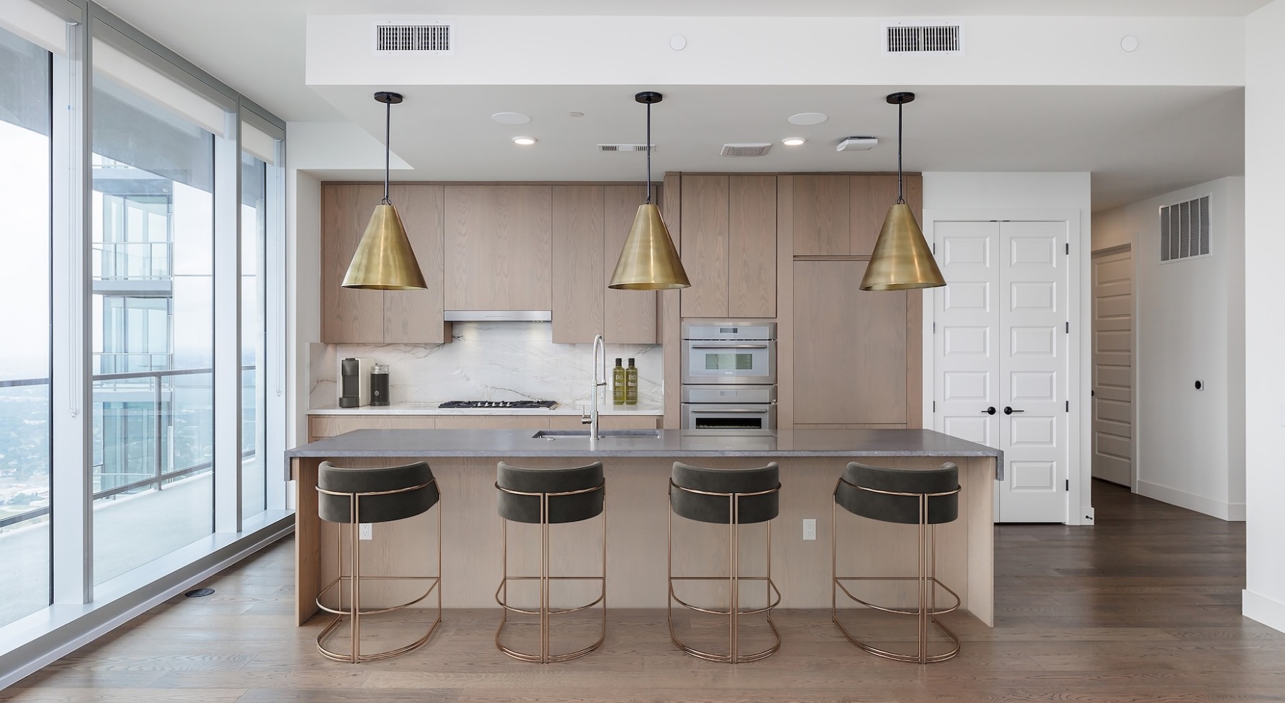 open concept apartment interiors scheme color 1